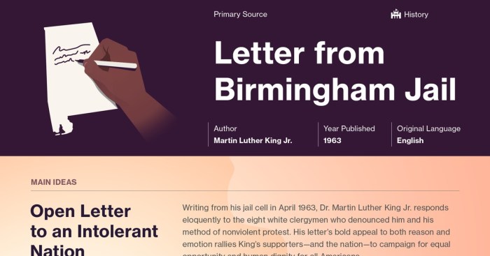 Letter from birmingham jail annotated