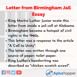 Letter birmingham jail luther martin