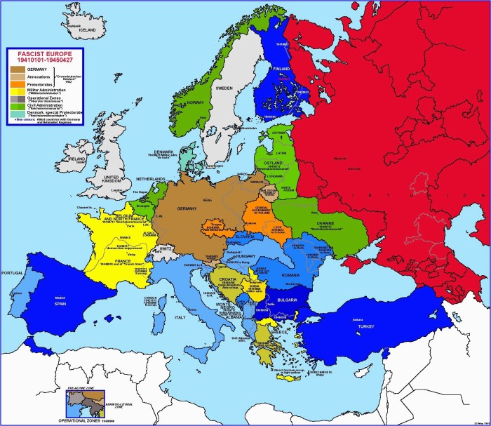 Europe after ww2 map worksheet