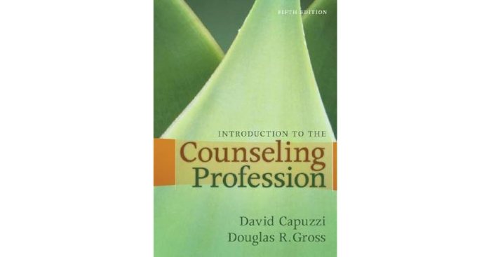 Introduction to the counseling profession