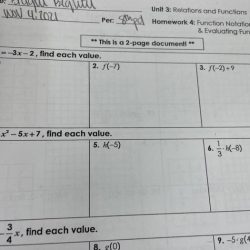 Unit 3 relations and functions homework 5 zeros of functions