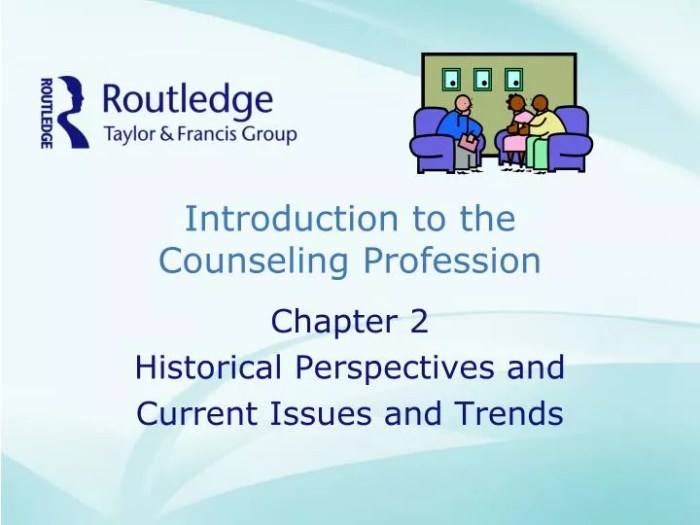 Introduction to the counseling profession