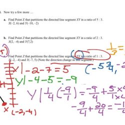 Partitioning a line segment worksheet answers